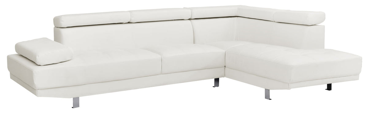 Comfort Stationary Sectional with Adjustable Features - Multiple Colors