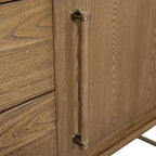 Base Sideboard with USB Charging - Light Brown