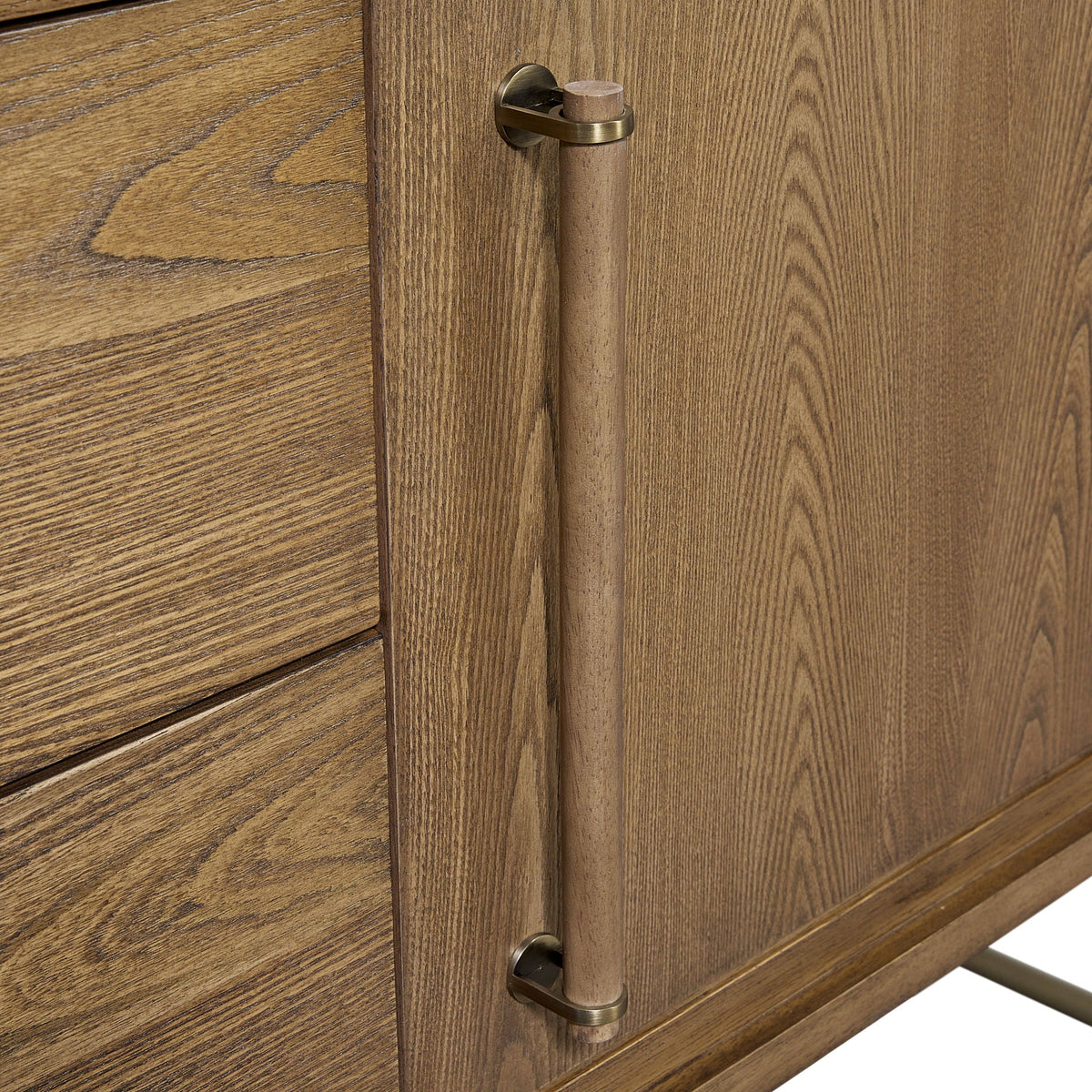 Base Sideboard with USB Charging - Light Brown