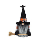 10.6"H Halloween Gnome Decor Set of 2 with Handcrafted Detail - Orange