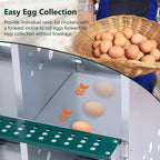 10-Bay Metal Nest Box with Wall Mount - Galvanized Steel