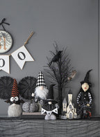 Halloween Sitting Witch Decor - Black