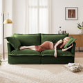 Modern Slipcovered 2-Seat Sofa