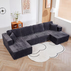 U-Shape Modular Sectional Sofa with Modular Design - Corduroy