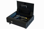 Portable Quick Access Safe with Steel Construction - Matte Black