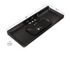 48-Inch Bathroom Ceramic Basin with 3 Pre-Drilled Holes - White or Black
