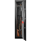 Biometric Rifle Safe with Fingerprint Access – Black