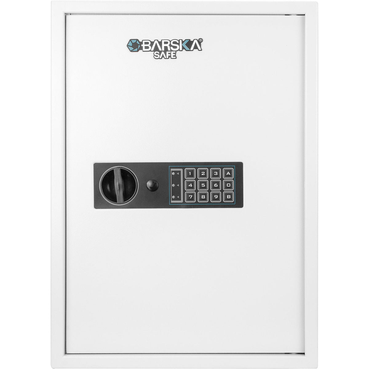 White Digital Keypad Wall Safe Key Cabinet with Secure Steel Construction