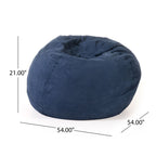 High Density Shredded Foam Bean Bag Chair with Removable Cover - Multiple Colors