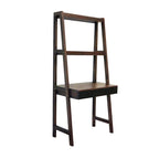 Ladder Desk Ladder Style Display Shelf with Multiple Configurations - Natural Wood / Brown