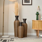 Classic And Neat Floor Vase with High Independent Stand - Multiple Colors