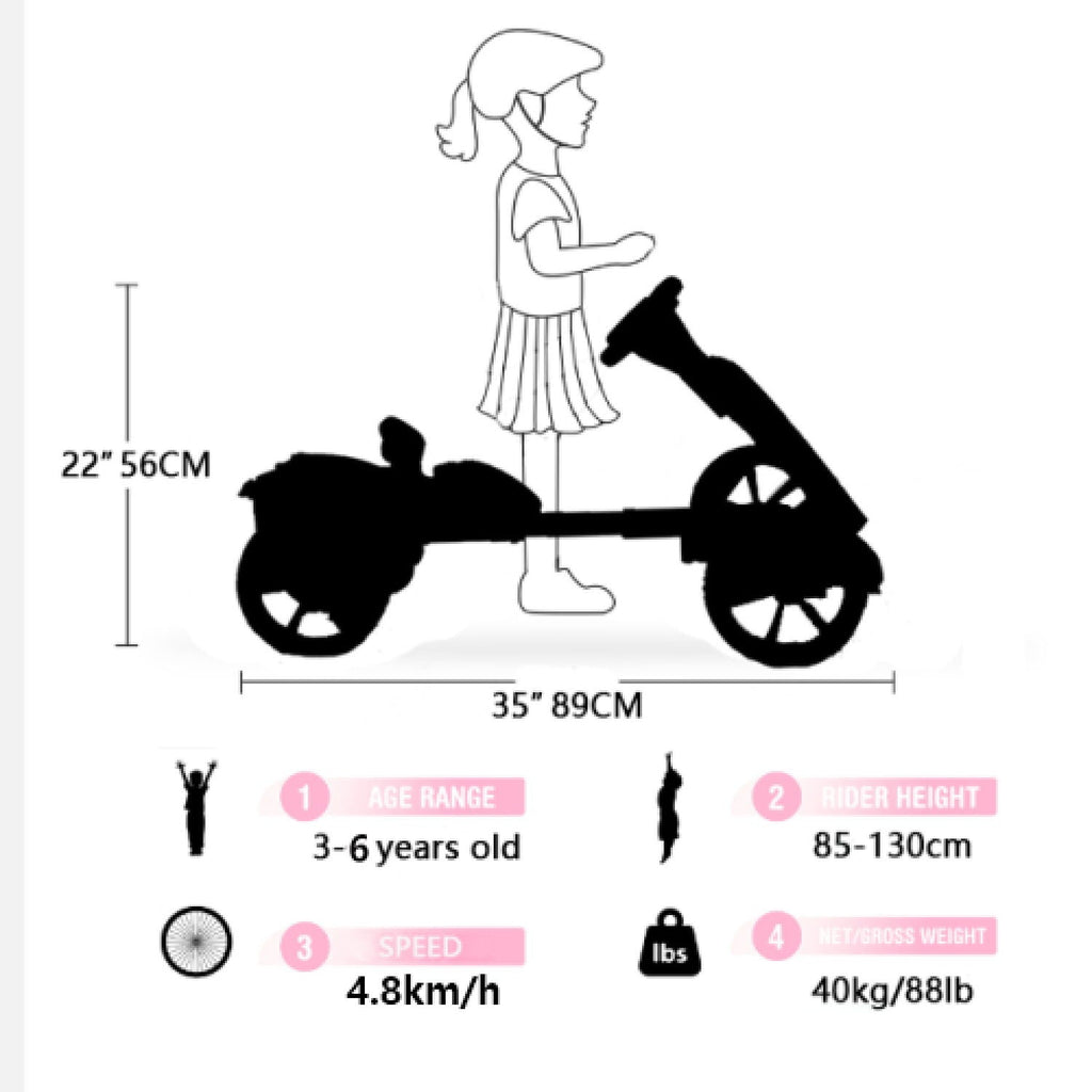 Electric Kids Pedal Go Kart with Adjustable Seat and Foldable Design - Multiple Colors