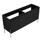 Freestanding Bathroom Vanity with Soft Close Cabinet Doors - Light or Dark Brown