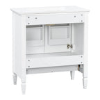 Freestanding Vanity with Drawer & Soft Close Doors - Green or White