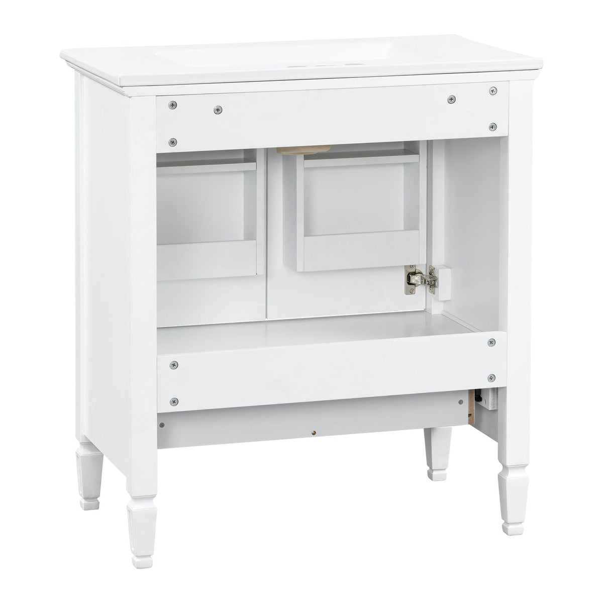 Freestanding Vanity with Drawer & Soft Close Doors - Green or White