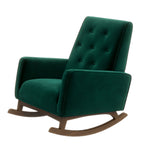 Demetrius Solid Wood Rocking Chair - Multiple Colors