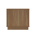 Modern Nightstand with Push to Open Drawers - Dark Gray, Dark Brown, or Light Brown