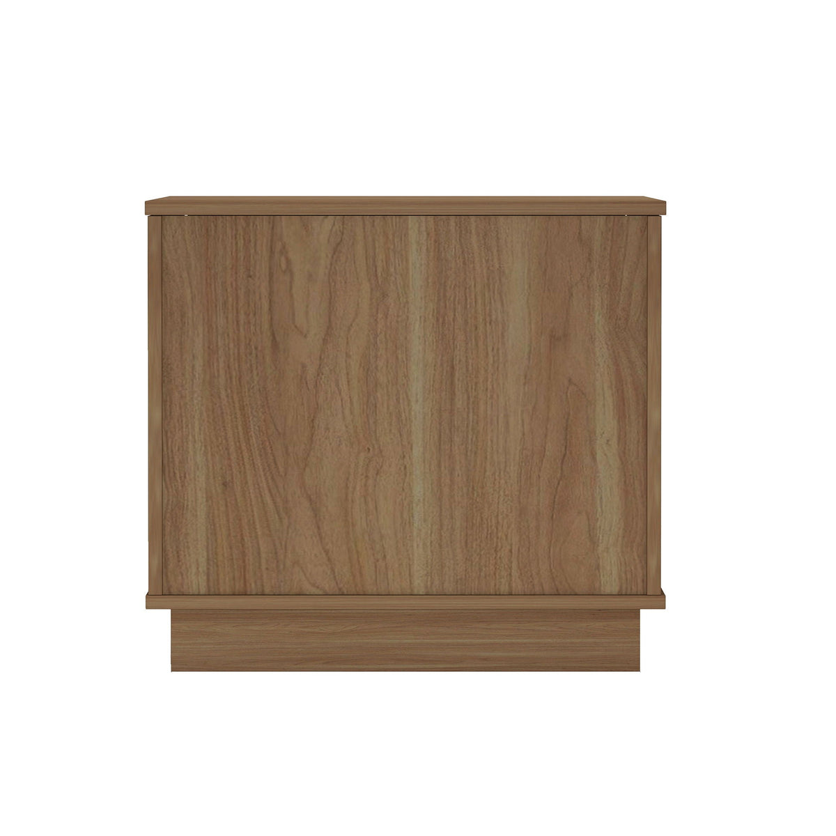 Modern Nightstand with Push to Open Drawers - Dark Gray, Dark Brown, or Light Brown