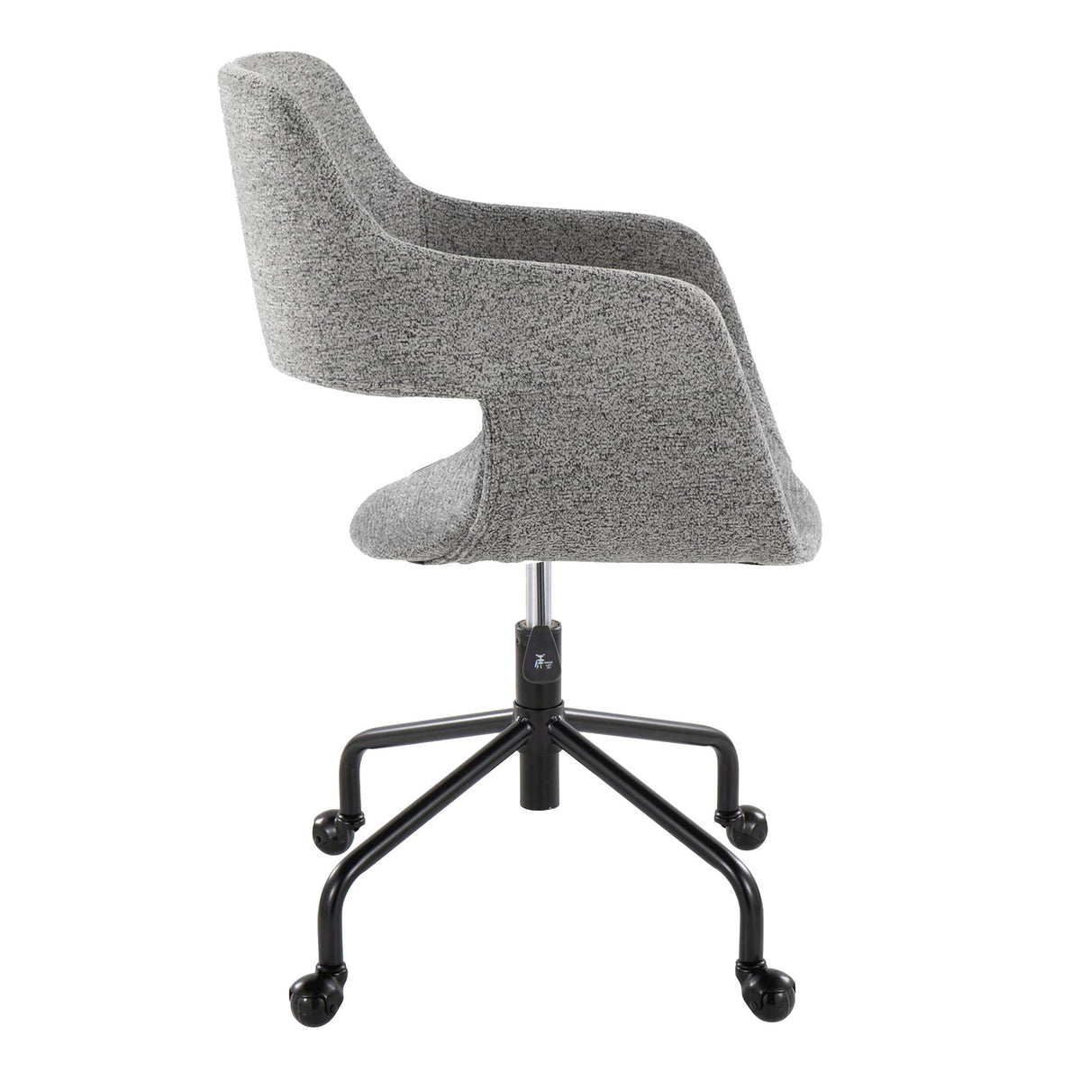 Contemporary Adjustable Office Chair with Cushioned Seat - Multiple Colors