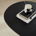 Lucky Stone Shaped Table with Sculptural Base – White, Black, or Gray