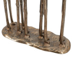 Giraffe Sculpture Animal Statue Decor with Antique Bronze Finish