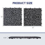 12 x 12 Inch Accessories with Durable Plastic Construction - Multiple Colors
