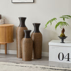 Classic And Neat Floor Vase with High Independent Stand - Multiple Colors