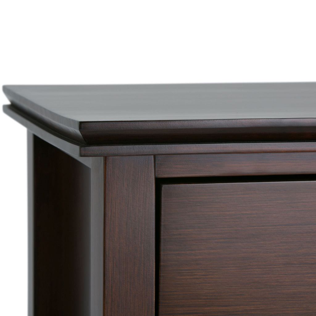Handcrafted Bedside Table with Drawer and Shelf - Multiple Colors