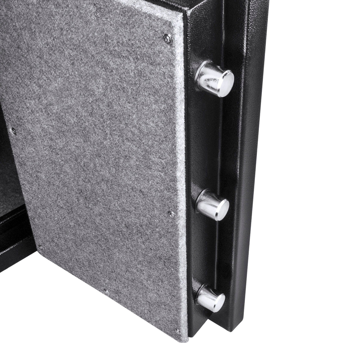 Fireproof Protection Safe Vault with Advanced Locking Mechanism - Black