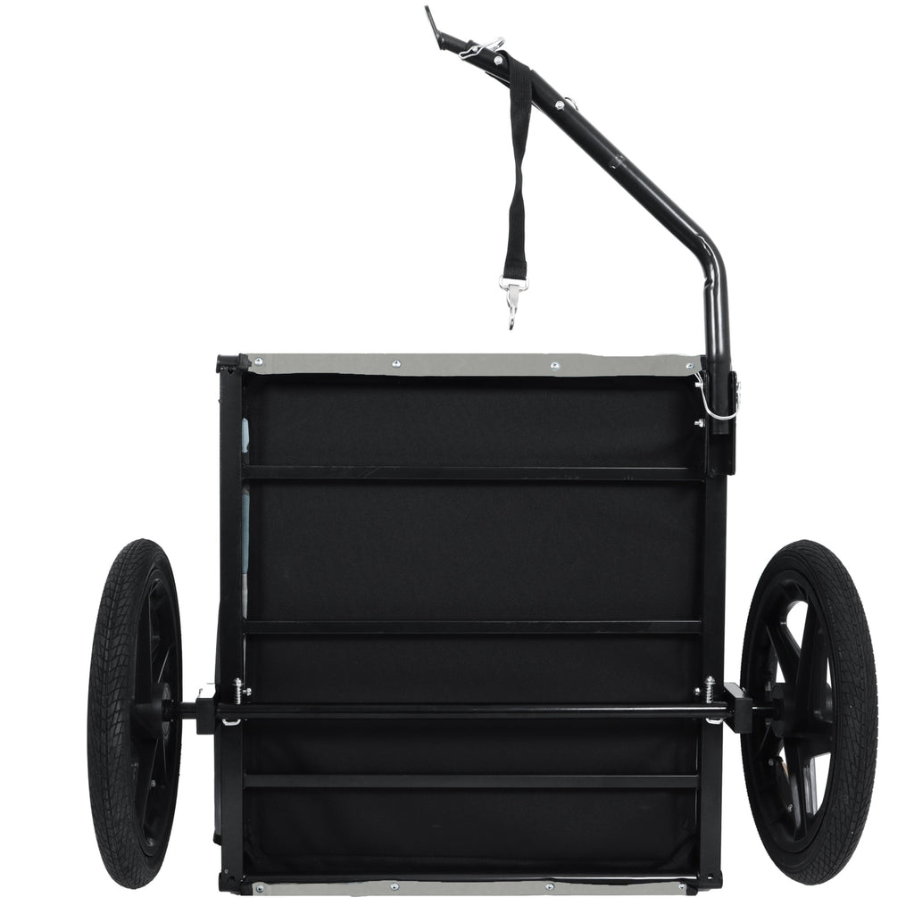 Outdoor Heavy Duty Collapsible Pet Bike Trailer