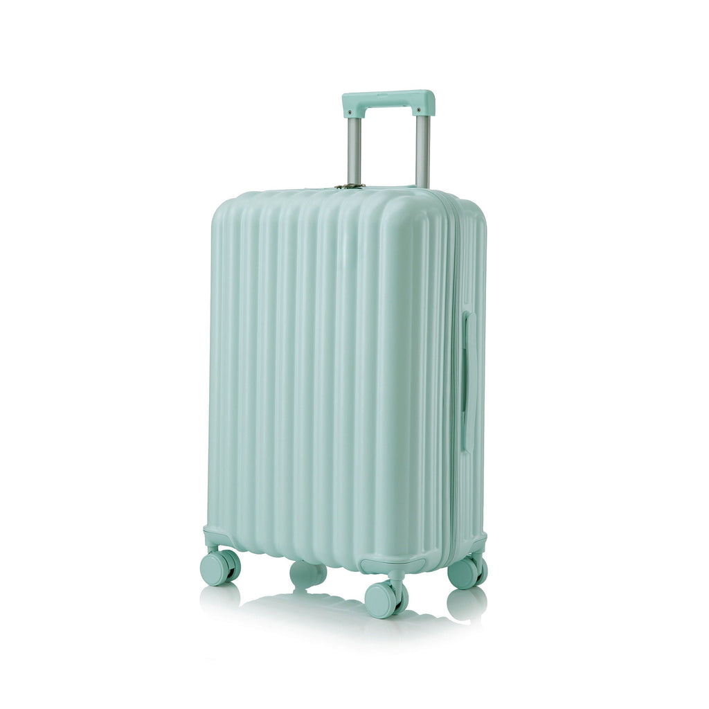 Spinner Wheel Luggage Set with USB Port and Holders - Pink, Black, Green