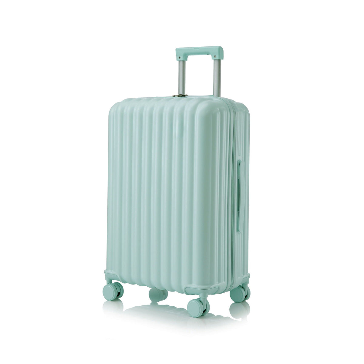 Spinner Wheel Luggage Set with USB Port and Holders - Pink, Black, Green