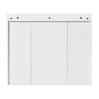Wall Mounted Bathroom Medicine Cabinet With Mirror & Open Shelves