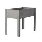 Solid Wood Raised Garden Bed with Legs - Available in Gray, Dark Gray, Dark Brown