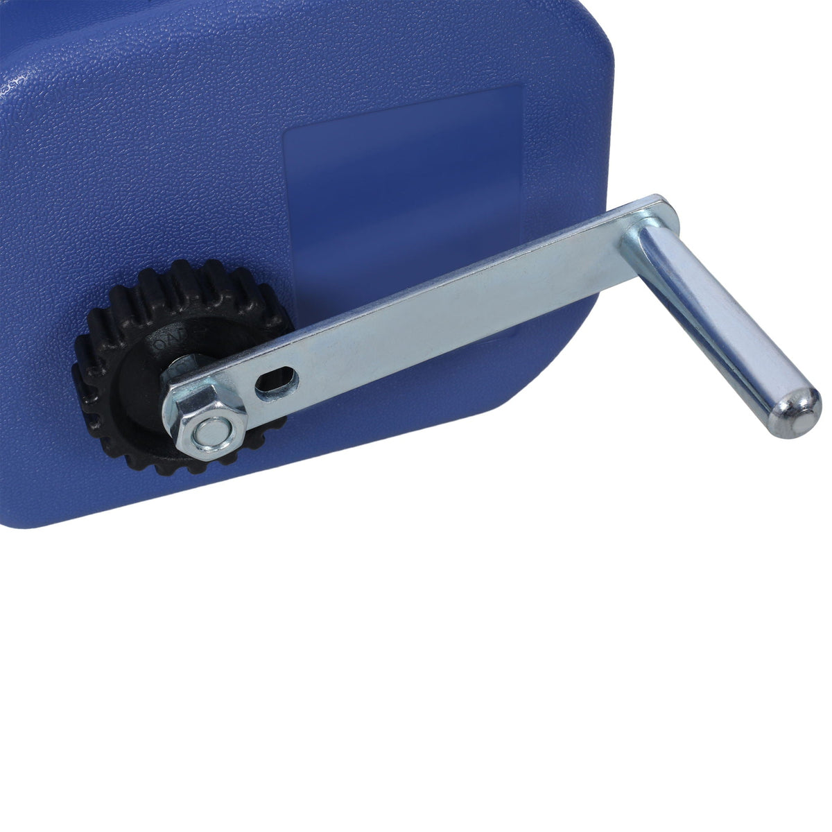 Reversible Electric 12V Trailer Winch with Galvanized Wire Rope - Blue