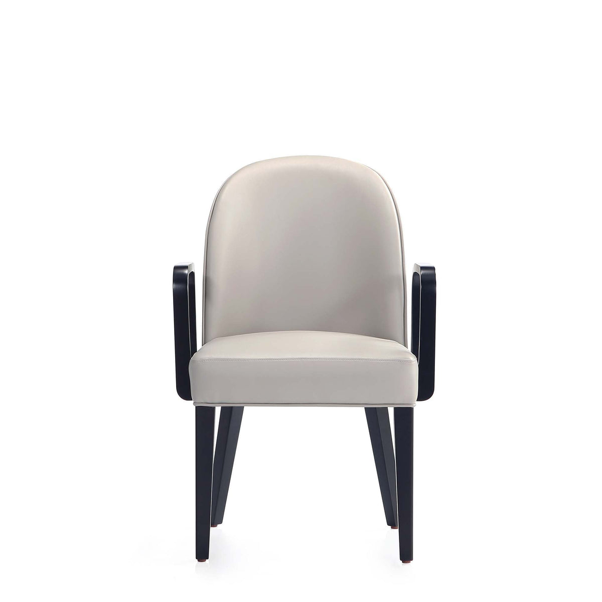 Upholstered Armchair with Solid Beech Wood Frame - Blue or Gray