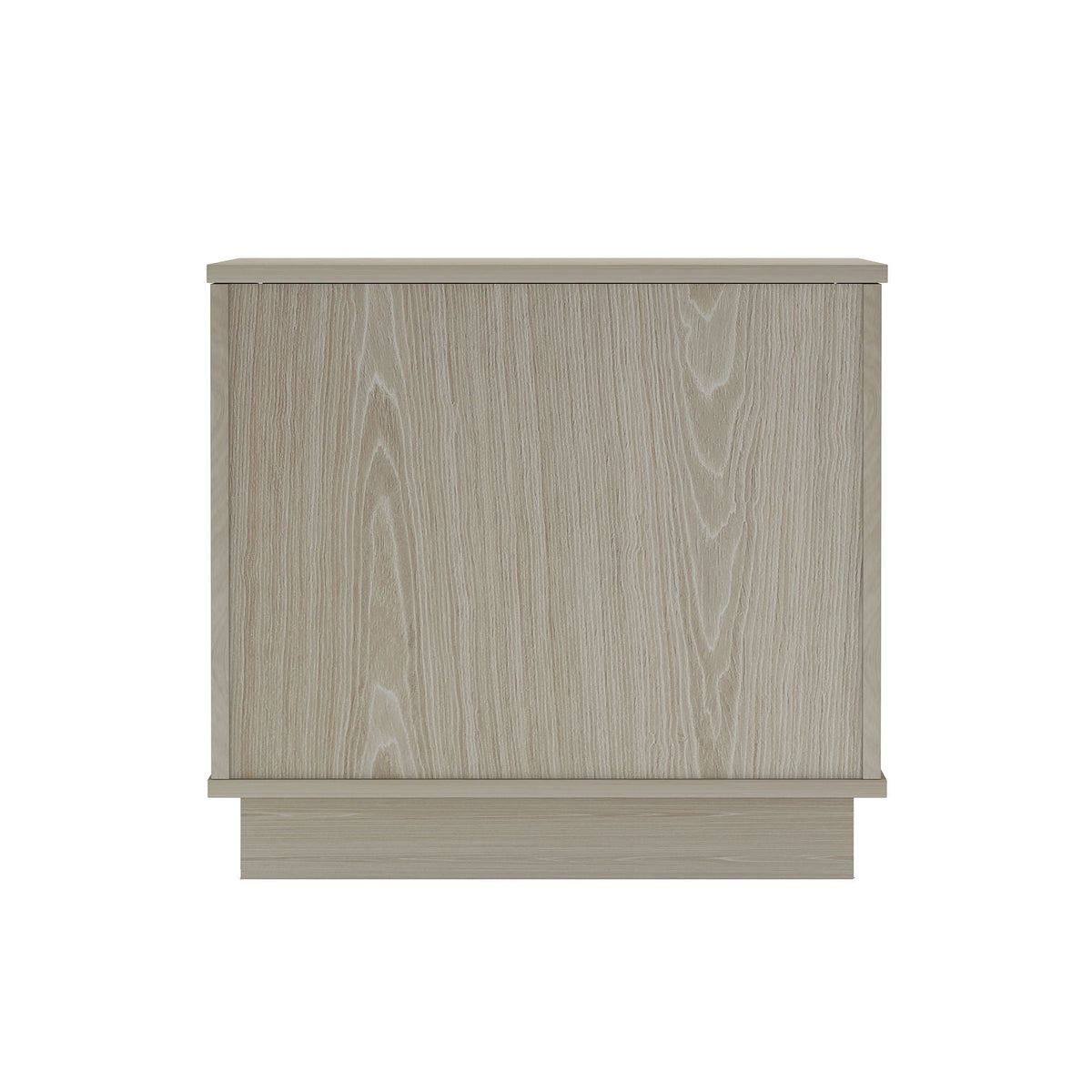 Modern Nightstand with Push to Open Drawers - Dark Gray, Dark Brown, or Light Brown