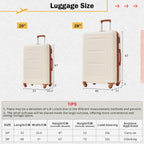 Expandable 2 Piece Luggage Set with TSA Lock and Spinner Wheels - Multiple Colors