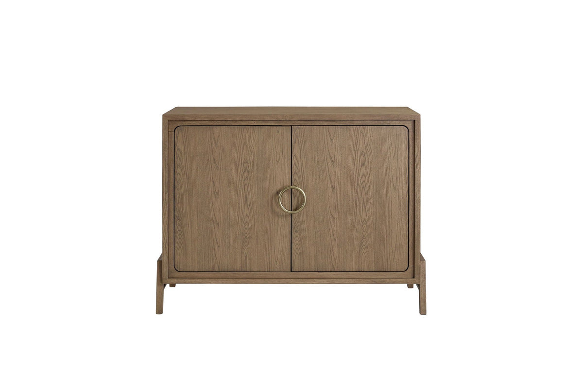 Light Brown 2 Door Server with Ample Storage - Modern Buffet