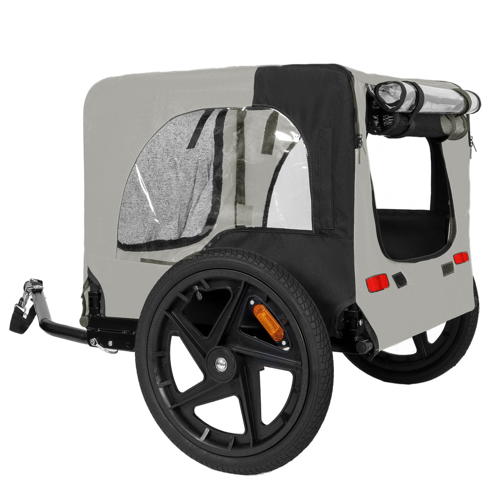 Outdoor Heavy Duty Collapsible Pet Bike Trailer