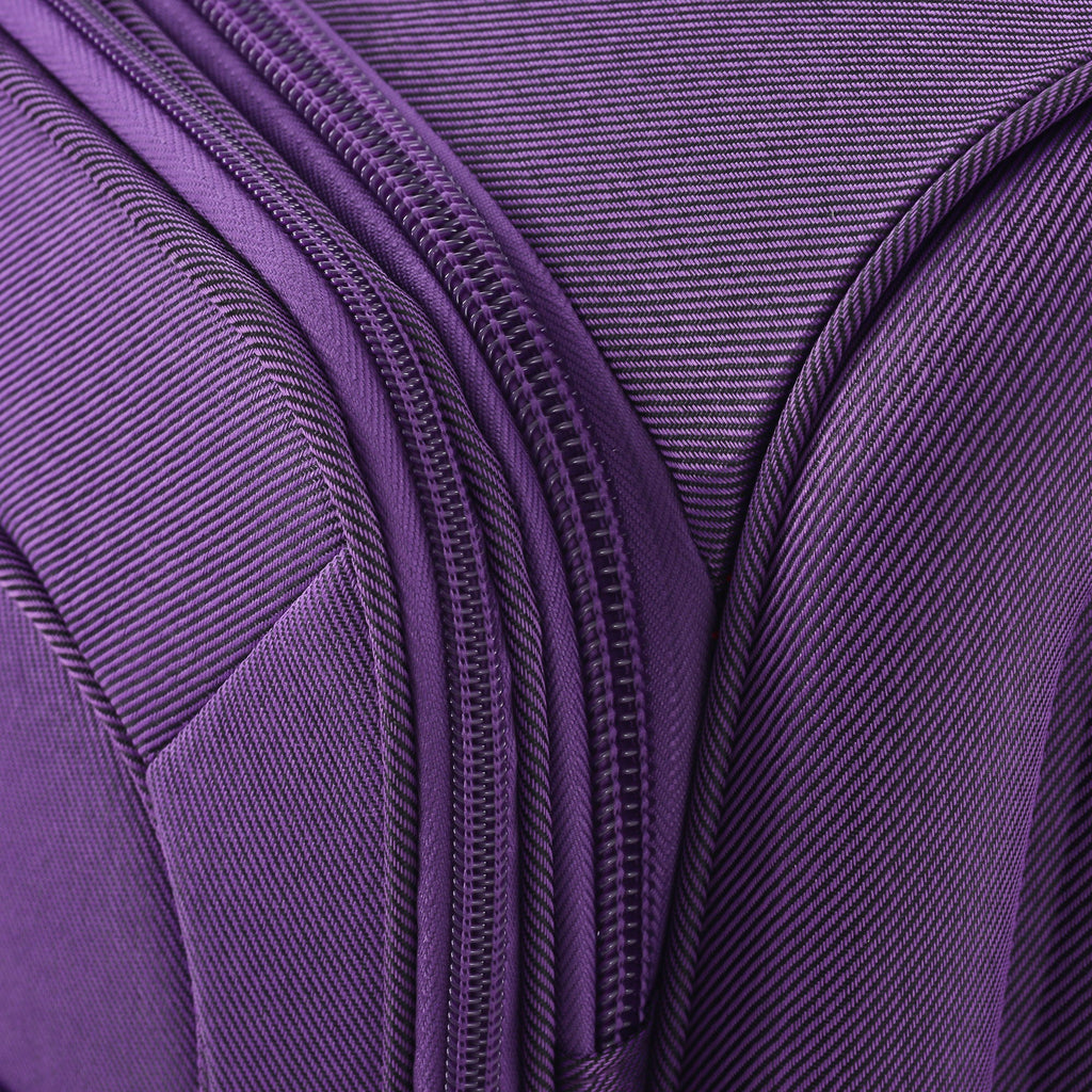 Expandable Softside Luggage 3 Piece Set with Spinner Wheels - Multiple Colors