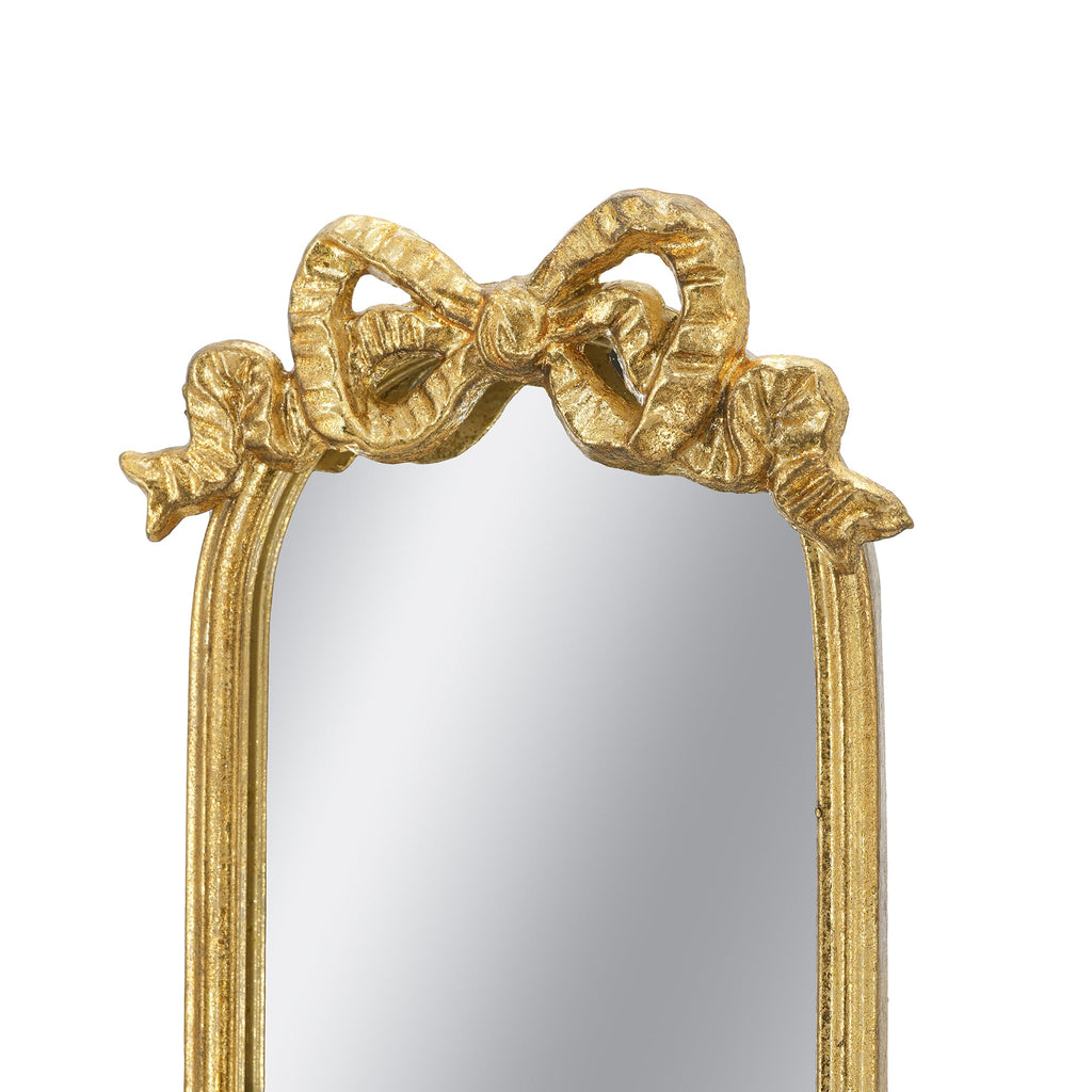 Set of 2 Wall Mirrors with Glass and Metal Frame