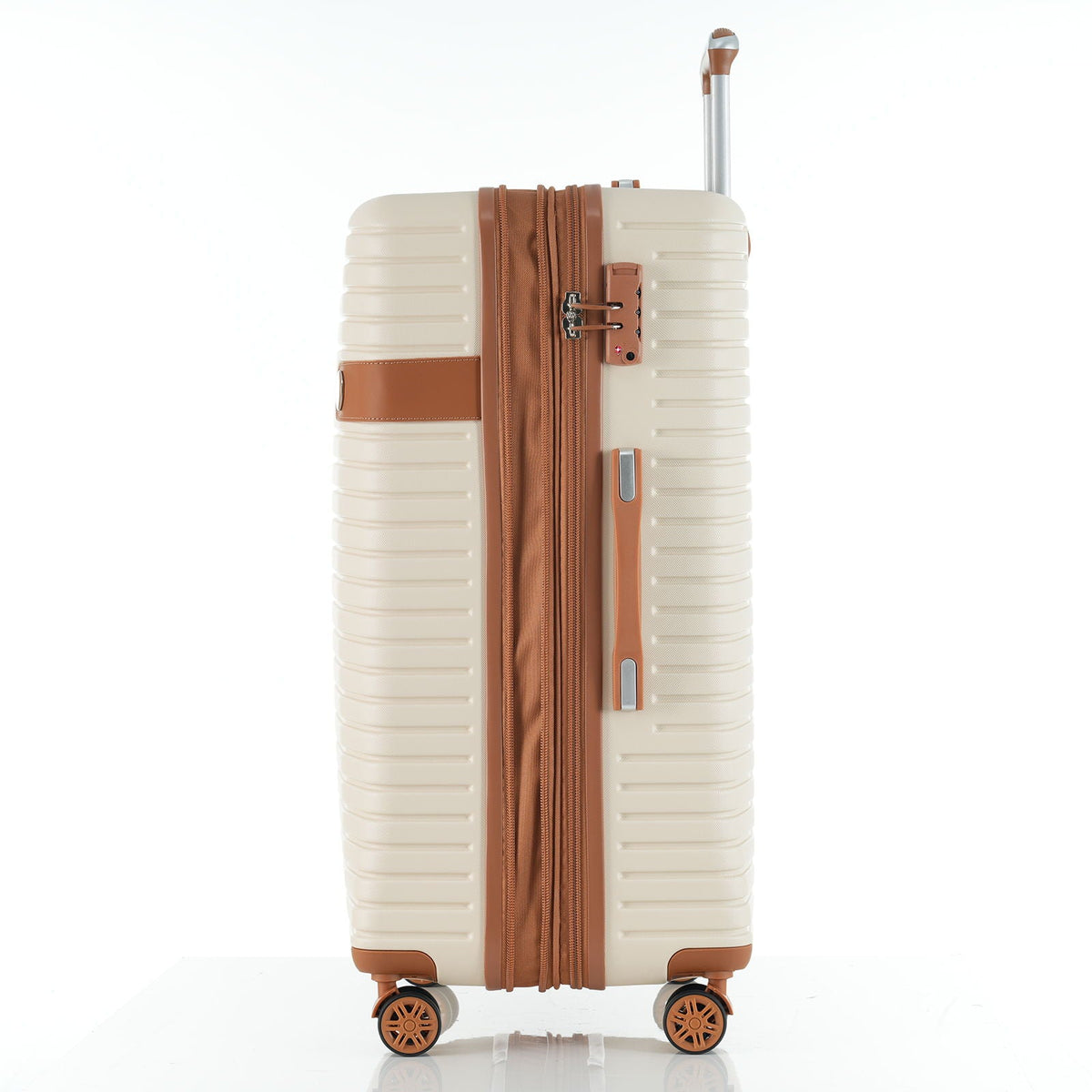 4 Piece Hard Shell Luggage Set with Spinner Wheels - Multiple Colors