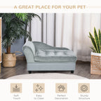 Luxury Small Dog Bed with Hidden Storage - PawHut