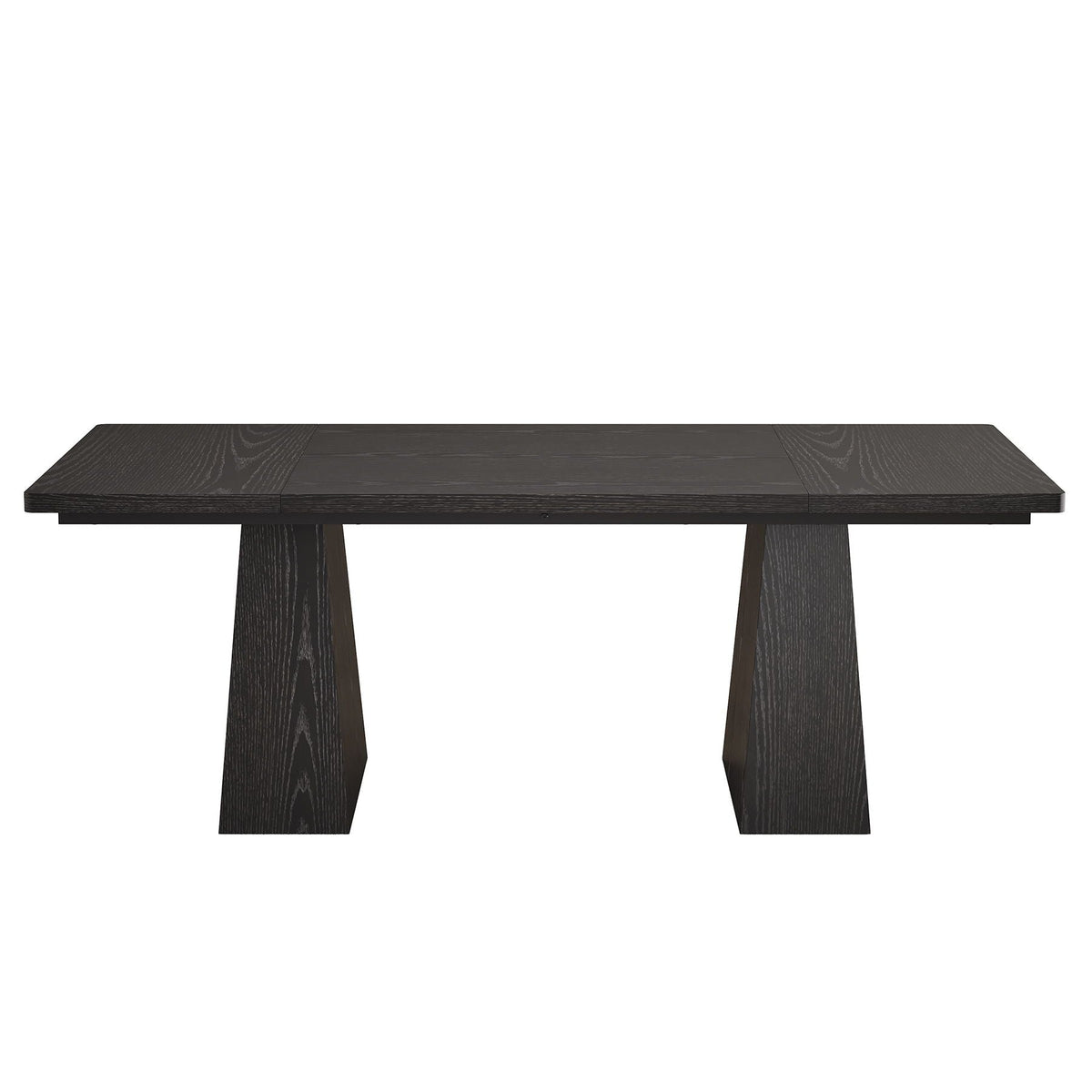 Double Pedestal Executive Desk with Spacious Work Surface - Dark Brown or Black