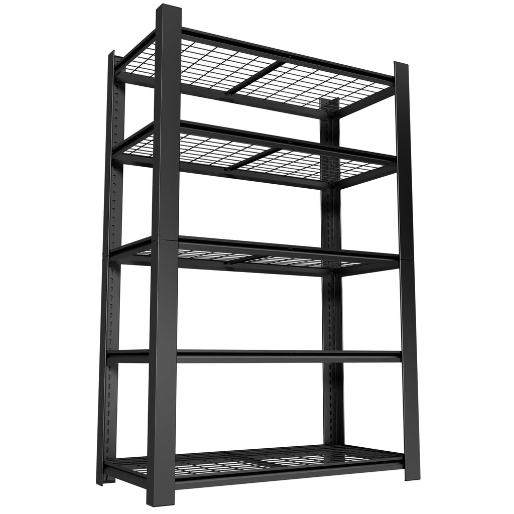 72"H Heavy Duty 5-Tier Shelving Rack