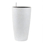 Tall Planters Set with Auto Watering and Water Level Monitor - Polypropylene