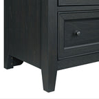 6 Drawer Chest with Smooth Slides - Black or White