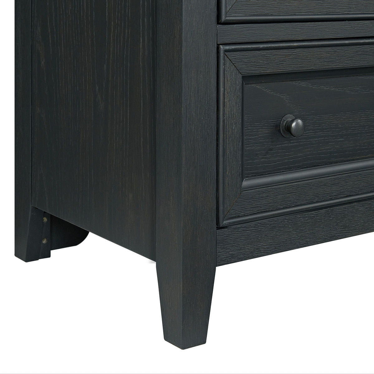 6 Drawer Chest with Smooth Slides - Black or White
