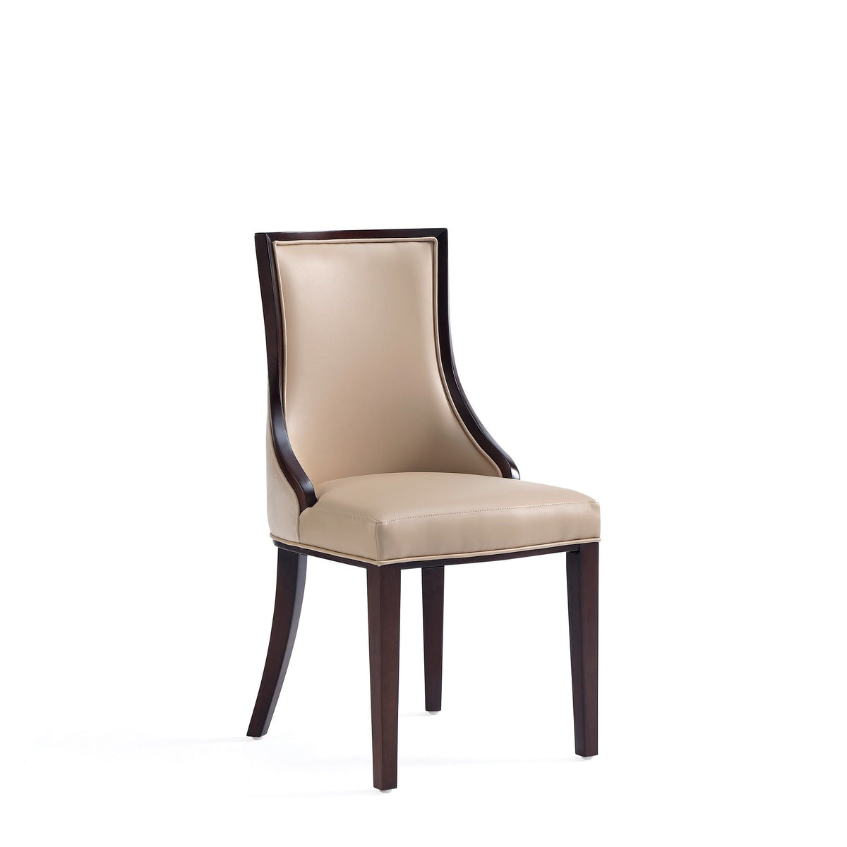 Grand Dining Chair Set with Solid Beech Wood Frame - Beige or Gray